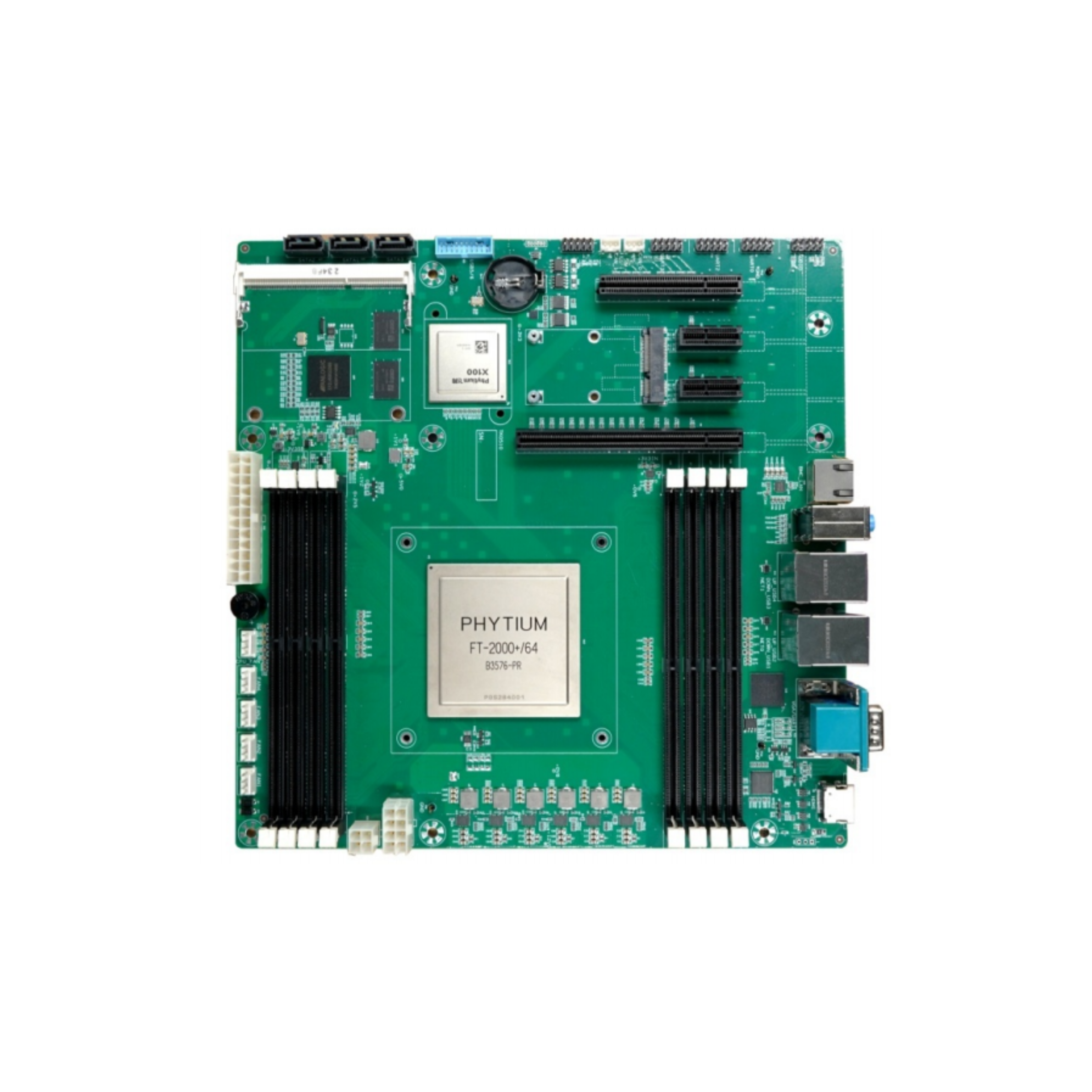 mATX-FT2K64飞腾 64 核服务器主机板